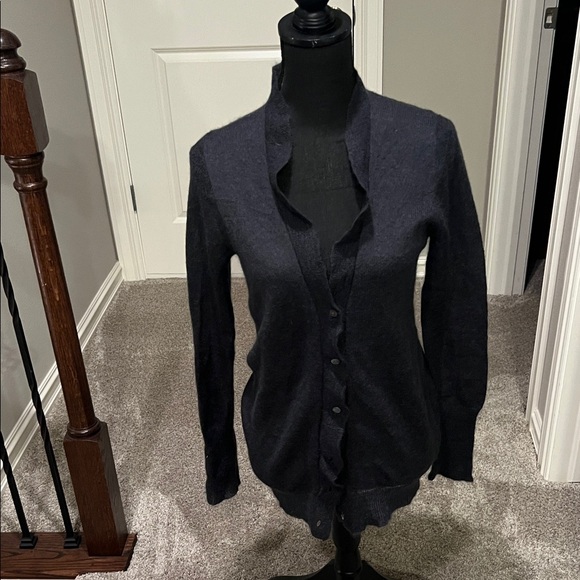 J. Crew Sweaters - J. Crew Women's Dark Navy Button-Up Cardigan
